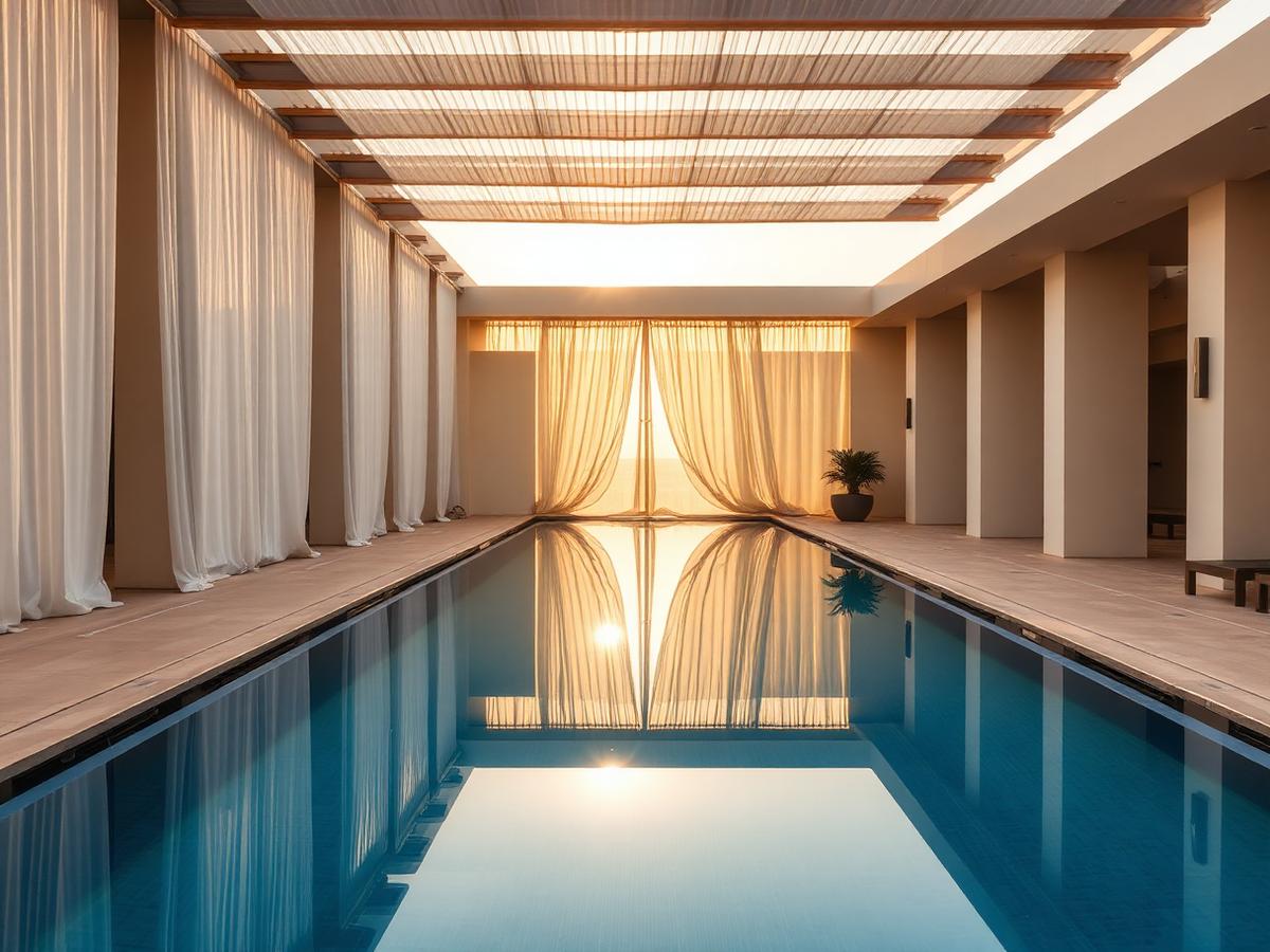 Adults-only reflection pool