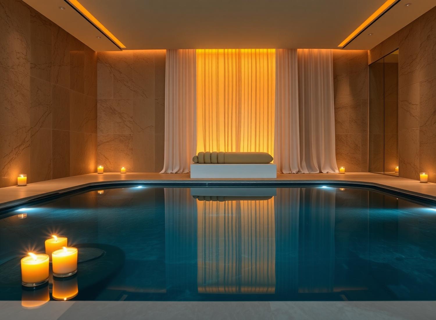 Aurelia Spa reflection pool